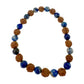Pulsera elástica de RUDRAKSHA con MINERALES