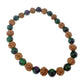 Pulsera elástica de RUDRAKSHA con MINERALES