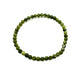 Pulsera elástica de minerales JADE VERDE