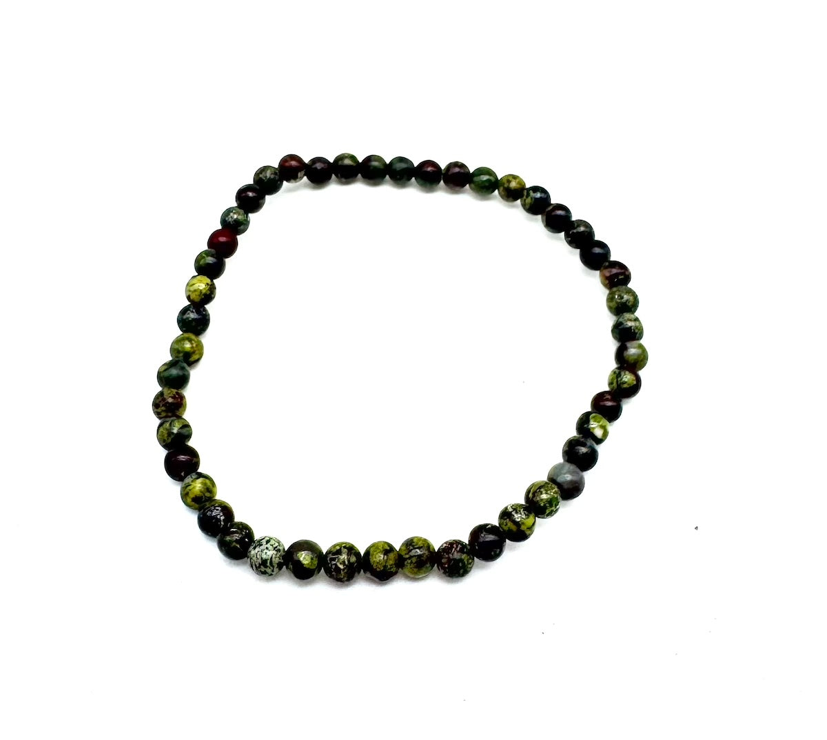 Pulsera elástica de minerales SERPENTINA
