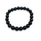 Pulsera elástica de minerales TURMALINA NEGRA