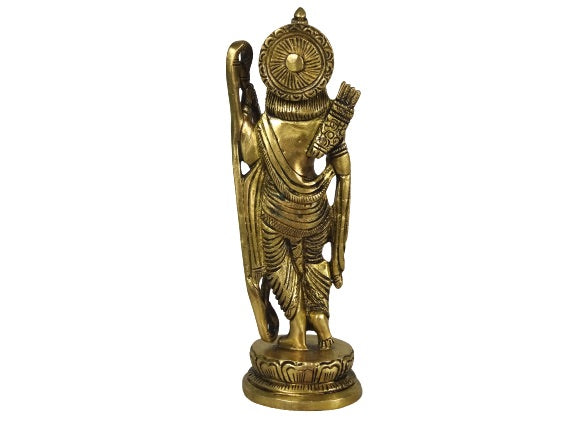 Figura de bronce del dios hindú Ram