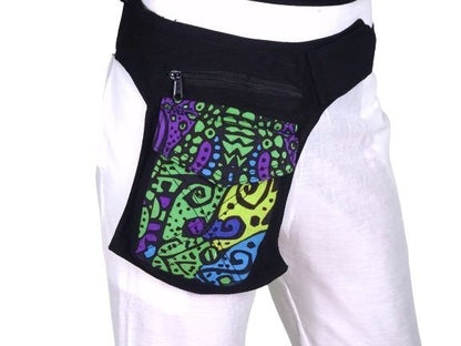 Riñonera de algodón modelo estampado