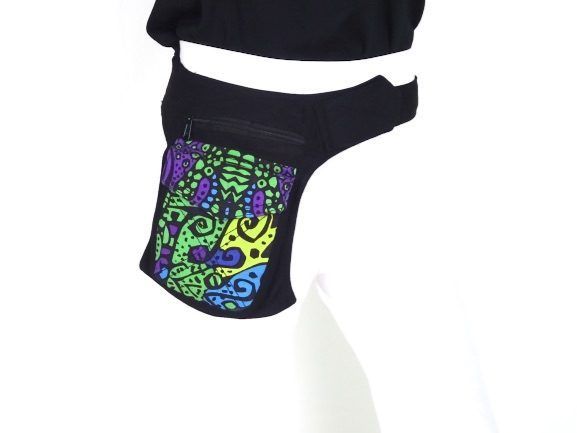 Riñonera de algodón modelo estampado