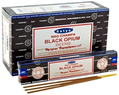 Incienso natural Indio Satya Black Opium