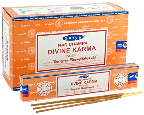 Incienso natural Indio Satya Divine Karma