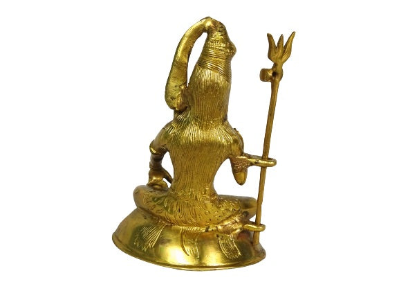 Estatua de bronce india del Dios hindú Shiva