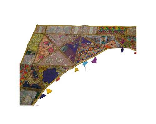 Tapiz Toran arco étnico patchwork