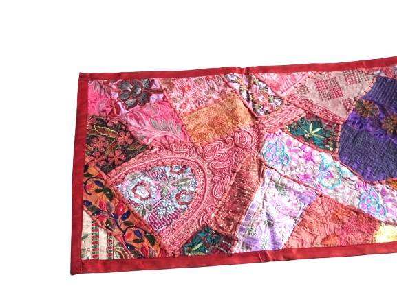 Tapiz étnico camino de patchwork