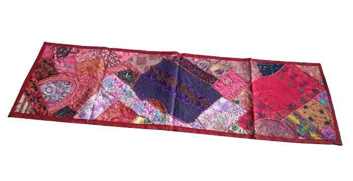 Tapiz étnico camino de patchwork