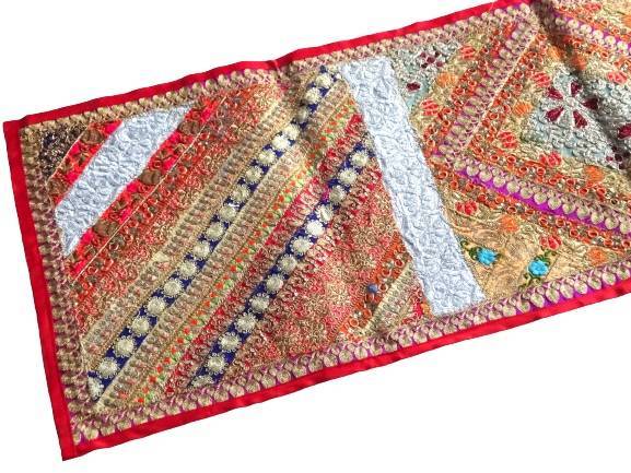Tapiz étnico camino de patchwork