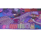Tapiz étnico patchwork morado