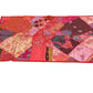 Tapiz étnico patchwork color rojo