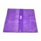 Funda de cojín étnico indio bordado patchwork MORADO