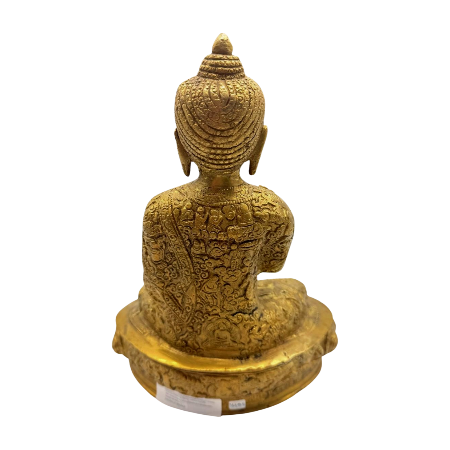 Estatua de bronce de Buda en meditación