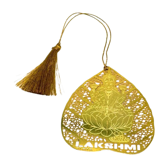 Punto de libro dorado en forma de LAKSHMI