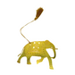 Punto de libro dorado en forma de Elefante