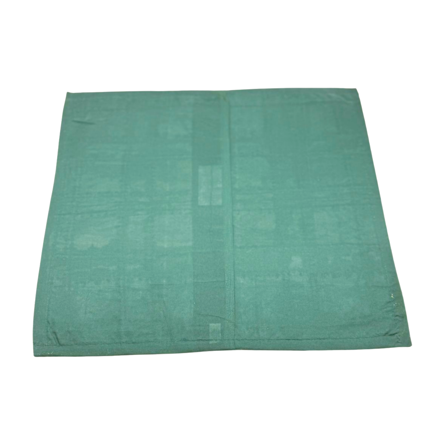 Funda de cojín étnico indio bordado patchwork VERDE BOTELLA