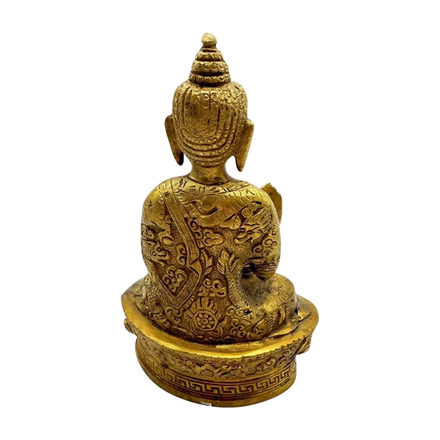 Estatua de bronce de Buda en meditación