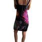 Vestido indio de algodón estampado